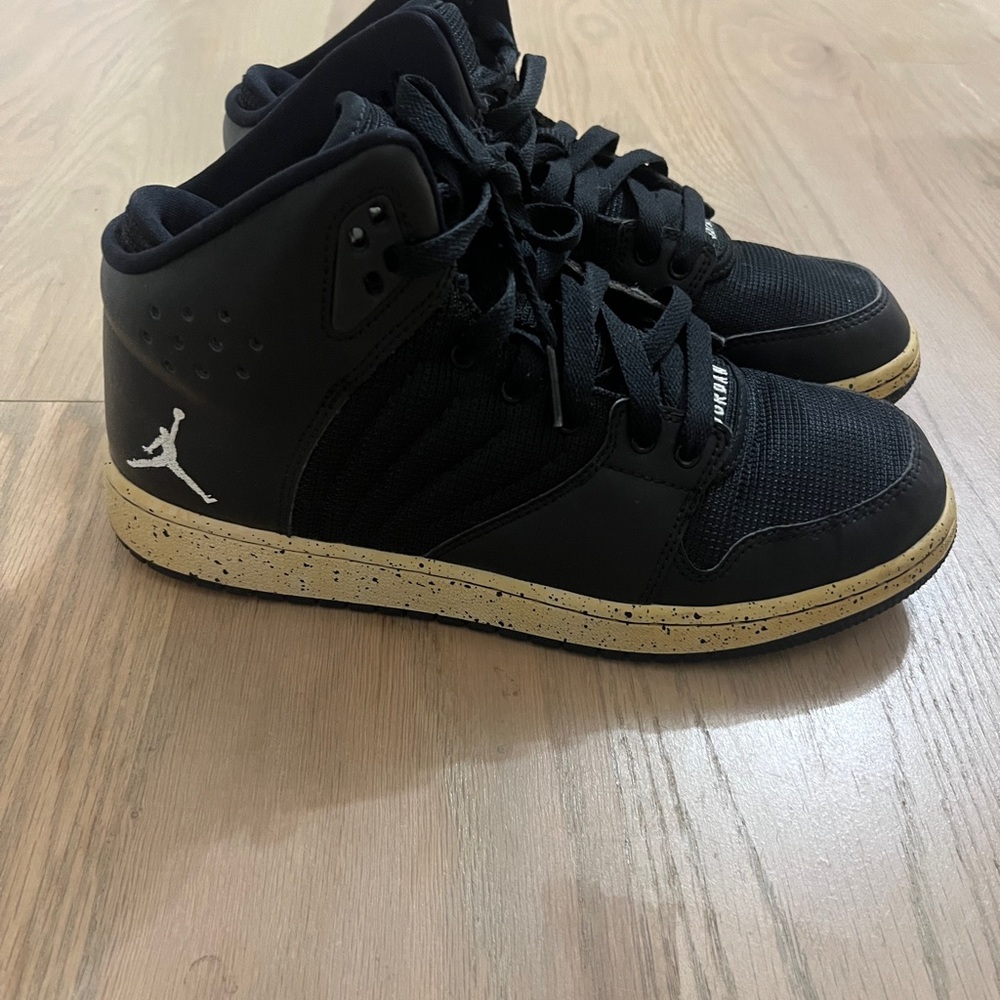 Jordan Kids Sneakers Black and Cream
